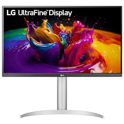LG 27UP850K-W 27-inch Ultrafine 4K UHD (3840 x 2160) IPS Computer Monitor, 60Hz, 5ms, DisplayHDR 400, Built-in Speaker, HDMI, DisplayPort, USB Type-C 90W PD, Tilt/Height/Pivot Adjustable Stand, White