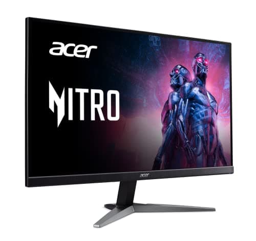 Acer Nitro 27" WQHD 2560 x 1440 PC Gaming Monitor | AMD FreeSync Premium | Up to 240Hz Refresh | Up to 0.5ms HDR350 | DCI-P3 90% | 1 x Display Port 1.4 & 2 x HDMI 2.1 | KG271U Xbmiipx
