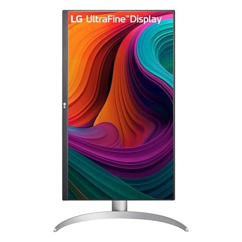 LG 27UP650K-W 27-inch Ultrafine 4K UHD (3840 x 2160) IPS Computer Monitor, 60Hz, 5ms, DisplayHDR 400, Reader Mode, Flicker Safe, HDMI, DisplayPort, Tilt/Height/Pivot Adjustable Stand, White