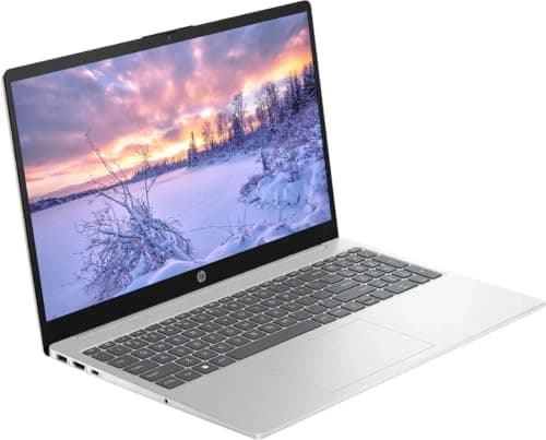 HP 15.6" Touchscreen Laptop, 64GB RAM 2.5TB Storage (2TB SSD+512GB Docking Station Set), 6-Cores Intel Core i3, Windows 11 Pro with Microsoft Office Included, PLUSERA Earphones, Silver