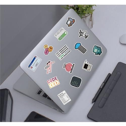 50PCS Programming Stickers Gifts for Developers Programmers Hackers Engineers, Icicrim Program Stickers for Laptop Computer Water Bottles Luggage Vinyl Waterproof Decals