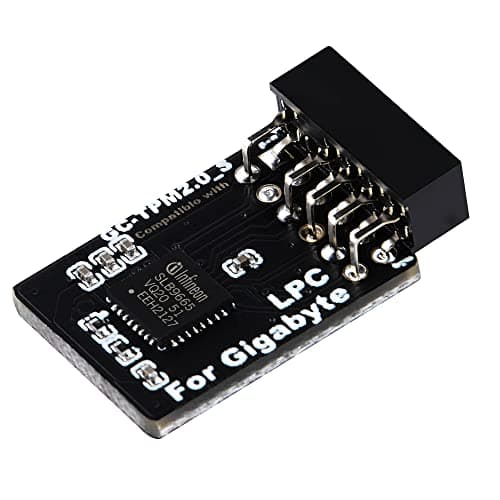 TPM2.0 Module LPC 12Pin Module with Infineon SLB9665 for Gigabyte Motherboard Compatible with GC-TPM2.0_S
