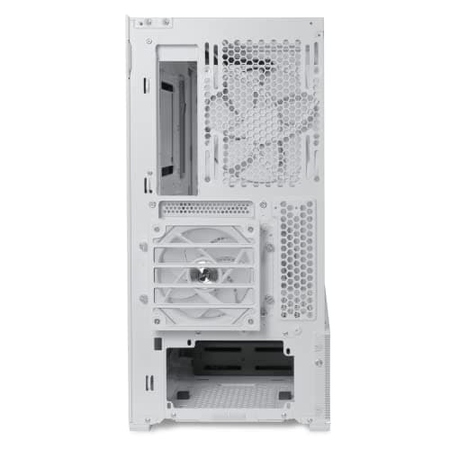 Lian Li Lancool 216 Mid-tower case with high cooling performance - Includes controller - dual front 160MM PWM fans and 1 rear 140MM PWM fan - Airflow focused - Up to 10 fans (CS-L216RCW-X White)