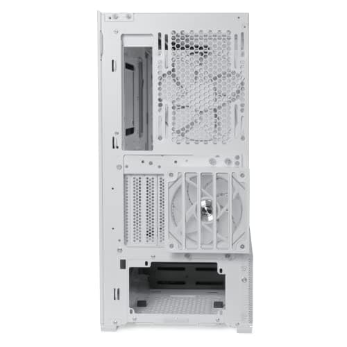 Lian Li Lancool 216 Mid-tower case with high cooling performance - Includes controller - dual front 160MM PWM fans and 1 rear 140MM PWM fan - Airflow focused - Up to 10 fans (CS-L216RCW-X White)