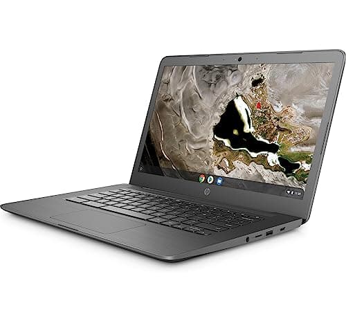 HP Chromebook 14A G5 Laptop 14" HD 1366 x 768 AMD A4-9120C Processor AMD Radeon R4 Graphics 4GB DDR4 RAM 32GB eMMC 1.6 GHz Chrome OS Wi-Fi Bluetooth Natural Silver (Renewed)