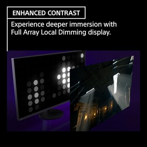 Sony INZONE M9 II 27” 4K UHD (3840 x 2160) 160Hz Full Array LED 1ms GtG NVIDIA G-SYNC Gaming Monitor, DisplayHDR 600, Built-in Speakers, DisplayPort 2.1 (UHBR10) /VRR HDMI 2.1-3 Year Limited Warranty