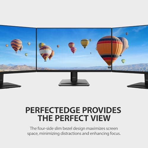 MSI PRO MP252 E2 24.5-inch IPS 1920 x 1080 (FHD) Gaming Office Monitor, 120Hz, Adaptive-Synch, HDR Ready, HDMI, VGA Port, Display Port,VESA Mountable, Tilt, Speaker, 4-Side Slim Bezel, 1ms, Black