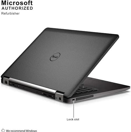 Dell Latitude E7470 14in Laptop, Core i5-6300U 2.4GHz, 8GB Ram, 256GB SSD, Windows 10 Pro 64bit (Renewed)