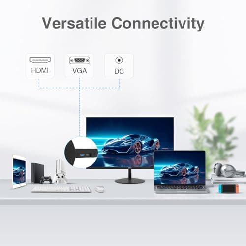 22 inch Class Thin Full HD (1920 x 1080p) Computer Monitor, 100Hz Refresh Rate, 3-Sided Frameless, Ultra Slim, VESA, LowBlue Mode, Tilt Adjust, HDMI *1, VGA*1