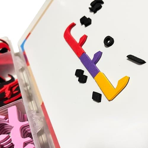 Magnetic Arabic Letters Kit 374 Pcs for Kids, Arabic Alphabet Puzzle Board, 30 PCS Arabic Flash Cards, Arabic Learning Toys for Toddlers