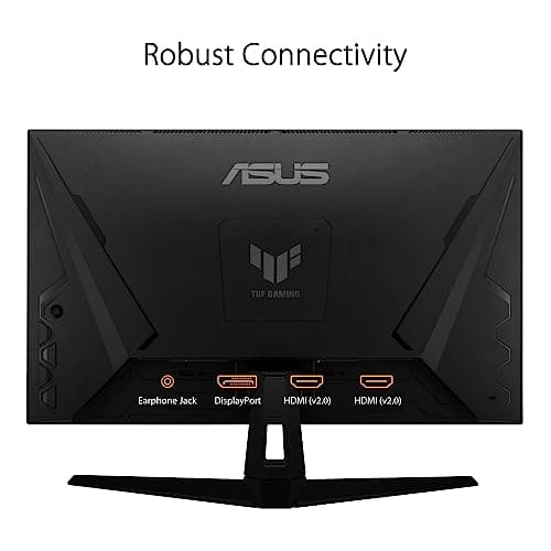 ASUS TUF Gaming 27” 1440P HDR Monitor (VG27AQ3A) – QHD (2560 x 1440), 180Hz, 1ms, Fast IPS, 130% sRGB, Extreme Low Motion Blur Sync, Speakers, Freesync Premium, G-SYNC Compatible, HDMI, DisplayPort