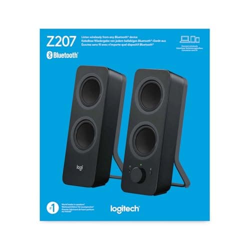 Logitech Z207 2.0 Stereo Computer Speakers with Bluetooth