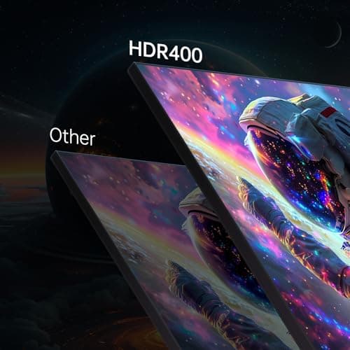27'' 240hz Gaming Monitor 1440p(2560× 1440) 144Hz 1ms Fast HVA HDR400 130% sRGB HDMI & DisplayPort AdaptiveSync VESA Tilt Eye Care