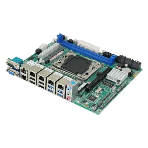 X99 NAS Motherboard Slot 10xSATA 1*M.2_ NVME PCIE ×1 LGA2011-3 for NAS Router Sever 6x2.5GbE I226 DDR4 RAM Memory