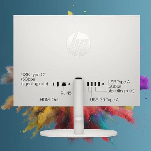 HP 22" FHD All-in-One Desktop PC • Latest 2025 Model – Exclusive Back-to-School Limited Edition • 64GB RAM • 2.5TB Storage (2TB SSD + 512GB External HD) • 13th Gen Intel Quad-Core CPU • Windows 11