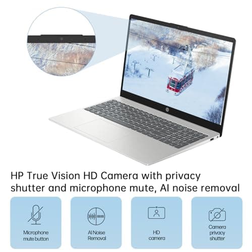 HP 15.6" FHD Linux Laptop, Anti-Glare Display, 10-Core Intel i5-1235U, 32GB RAM, 2TB SSD + 256GB Portable SSD, KeyPad, WiFi 6, Webcam, USB-C, Linux Ubuntu OS
