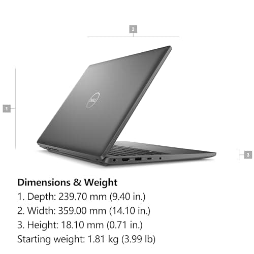 Dell Latitude 3550 15 Laptop, 15.6" FHD Computer, Intel 12-Core Ultra 7 155U (Beat i7-1355U), 64GB DDR5 RAM, 2TB PCIe SSD, WiFi 6, USB 4, HDMI, Backlit Keyboard, Fingerprint Reader, Windows 11 Pro
