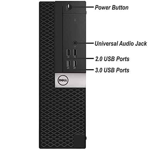 Dell Trading Optimized PC Bundle Intel i5 6th Gen,32GB RAM,512 GB nvme SSD,4 New 24” Monitors,2 Network Cards,Trading Platform Support,MTG 4 in 1 USB HUB,Keyboard & Mouse Windows 11 Pro (Renewed)