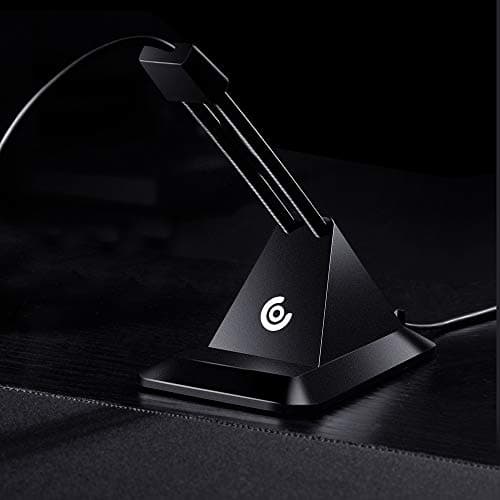 Gaming Mouse Cable Management V2,aBell Mouse Bungee V2 Device for Esports FPS Game (Black)