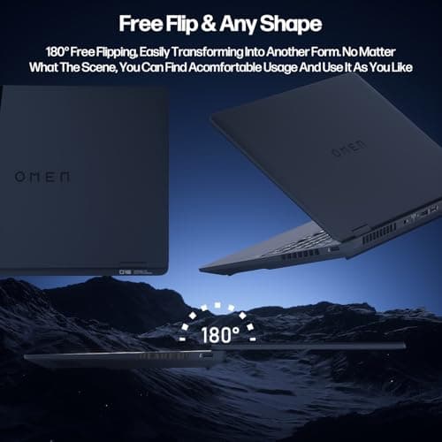 HP OMEN 16" Gaming Laptop 2K 144Hz - AMD Ryzen 9 8940HX, NVIDIA RTX 5060, 32GB RAM, 2TB SSD, RGB Backlit Keyboard, Wi-Fi 6E, Cooling Pad Bundle, Windows 11 Pro