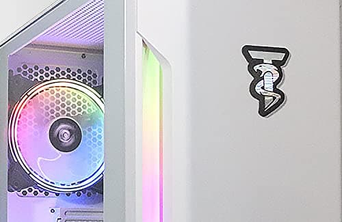 ViprTech Rebel 4.0 Gaming PC - AMD Ryzen 7 (4.1Ghz Turbo), RTX 4060 8GB, 32GB DDR4 3200, 1TB NVMe SSD, VR-Ready, Streaming, WiFi BT, RGB, Win 11 Pro, Prebuilt Desktop Computer White