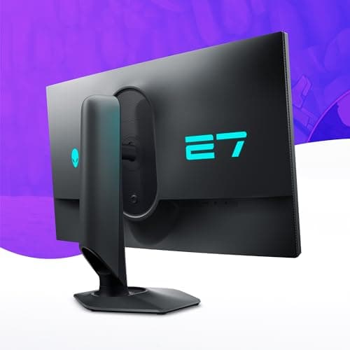 Alienware AW2724DM Gaming Monitor - 27" QHD (2560 x 1440) 180Hz w Overclock, AMD FreeSync Premium Pro, NVIDIA G-SYNC, VESA Display - Black,Black/Silver