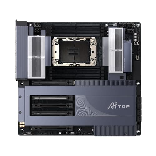 GIGABYTE W790 AI TOP Intel Xeon W Processor Motherboard (LGA4677), E-ATX, DDR5, 6X M.2, PCIe 5.0, Thunderbolt 4, WIFI7, 10GbE LAN, EZ-Latch