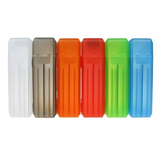 2.5 Inches SSD Hard Disk Drive Protection Storage Box Case For Solid State Disk, Pack of 3 Assorted Colors(Grey/White/Green)