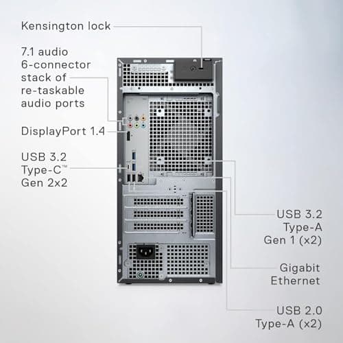 Dell XPS 8960 Desktop Computer Tower - 14th Gen Intel Core i9-14900 24-Core Processor, 64GB DDR5 RAM, 4TB NVMe SSD, NVIDIA GeForce RTX 4060 Ti 16GB GDDR6 Graphics, Windows 11 Pro - Graphite Black