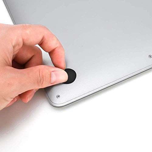 OASISGUEST 8 Pcs Laptop Rubber Feet (0.7 inch Diameter), Non-Slip Replacement Bottom Feet for MacBook Pro/Air Case
