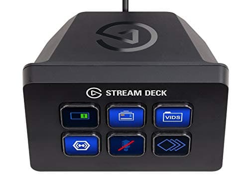 Elgato Stream Deck Mini - Live Content Creation Controller with 6 Customizable LCD Keys, for Windows 10 and macOS 10.11 or Later (Renewed)