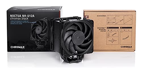 Noctua NH-U12A chromax.Black, 120mm Single-Tower CPU Cooler (Black)