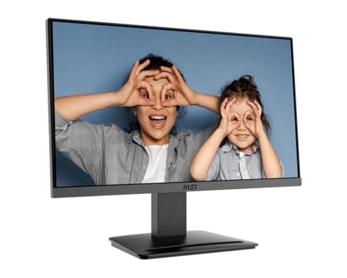 MSI PRO MP223 E2, 22-inch VA 1920 x 1080 (FHD) Computer Monitor, 100Hz, Adaptive-Sync, HDMI, Video Port, Display Port, VESA Mountable, Tilt, 1ms, Black