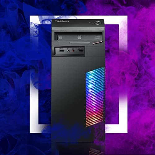 Lenovo Gaming PC Desktop Computer - Intel Quad I5 up to 3.6GHz, GeForce GTX 1660 Super 6G GDDR6, 16GB Memory, 256G SSD + 3TB, RGB Keyboard & Mouse, WiFi & Bluetooth 5.0, DVD, Win 10 Pro (Renewed)