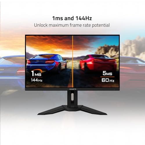 GIGABYTE M32U 32" 4K 144Hz Gaming Monitor with IPS, 1ms Response Time, HDMI 2.1, USB 3.0 - Black
