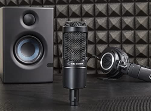 Audio-Technica AT2035 Cardioid Condenser Microphone, Black