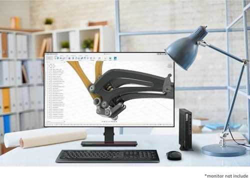 Lenovo ThinkStation P3 Tiny Workstation Desktop (Intel 14-Core i5-14500 vPro (> i7-13700), 16GB DDR5, 512GB SSD), Business Mini PC, Micro & MFF Computer, Ethernet, Wi-Fi 6, HDMI, Win 11 Pro, 2025