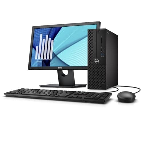 Dell Optiplex 3050 SFF Desktop Computer PC, Intel Quad Core i5-6500 up to 3.6GHz, 16GB DDR4, 256GB SSD, WiFi, 4K Support, DP, HDMI,Windows 10 Pro 64 Bit English/Spanish/French(Renewed)