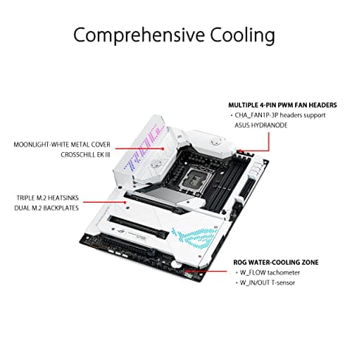 ASUS ROG Maximus Z690 Formula ATX Motherboard with Water Cooling, WiFi 6E, PCIe 5.0, DDR5, Thunderbolt 4 - For Intel 12th Gen CPU
