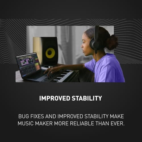 MAGIX Music Maker 2025 Premium – MUSIC MADE EASY | Music Production Software | Audio Program | Windows 10/11 | 1 PC perpetual license for 2 devices in practical shipping pack