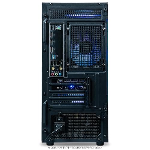 ViprTech Stryker 3.0 Liquid-Cooled PC - AMD Ryzen 7 (4.1GHz Turbo), RTX 3060 12GB, 32GB DDR4 3200, 1TB NVMe SSD, 700W PSU, WiFi BT, Win 11 Pro, RGB, Gaming Desktop Computer Prebuilt, Black