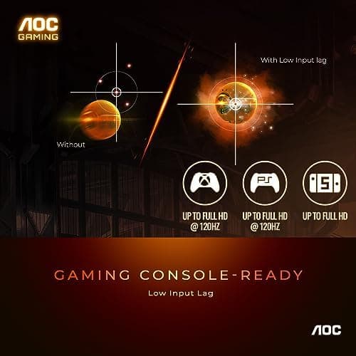 AOC Q27G3XMN 27" 2K QHD Gaming Monitor, 2560x1440, Mini LED, 180Hz, HDMI 2.0 x 1, DisplayPort 1.4 x1, Adaptive Sync, Xbox/PS5/Switch Ready, 3-Year Zero-Bright-dot