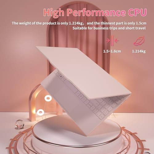 14.1" FHD Laptop for Study and Business, 4-Core CPU N5095 up to 2.9GHz, 8GB RAM 256GB SSD, Numeric Keypad, HDMI Port, Slim and Lightweight, Win11 Pro OS, 2-Year Warranty – Silver