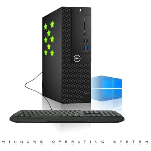 Dell Desktop PC Gaming Bundle - Core i7, 16GB RAM, 1TB SSD, 27-inch Curved Monitor, GT 1030, RGB Keyboard with AI-Enhanced Copilot Key and Mouse, RGB Headphone, Webcam, Wi-Fi, Win 11 Pro (Renewed)