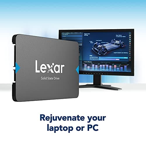 Lexar 480GB NQ100 SSD 2.5 Inch SATA III Internal Solid State Drive, Up to 550MB/s Read, Gray (LNQ100X480G-RNNNU)
