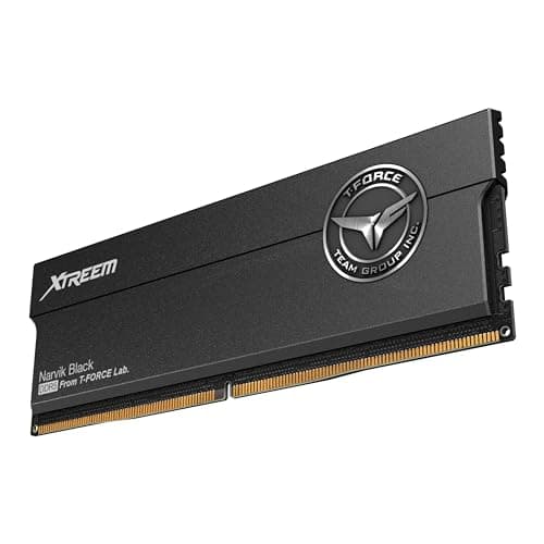 TEAMGROUP T-Force XTREEM DDR5 Ram 48GB (2x24GB) 8000MHz PC5-64000 CL38 M-DIE Desktop Memory Module Ram for 600 700 Series Chipset XMP 3.0 Ready Black FFXD548G8000HC38EDC01