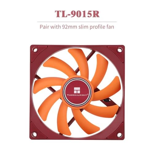 Thermalright AXP90-X53 Full Cooper Low Profile CPU Cooler ITX,with 92mm TL-9015R Slim PWM Fan ITX CPU Cooler,AGHP Technology,53mm Height,for AMD AM4 AM5/Intel 1700/1150/1151/1200/1851(AXP90 X53 Full)