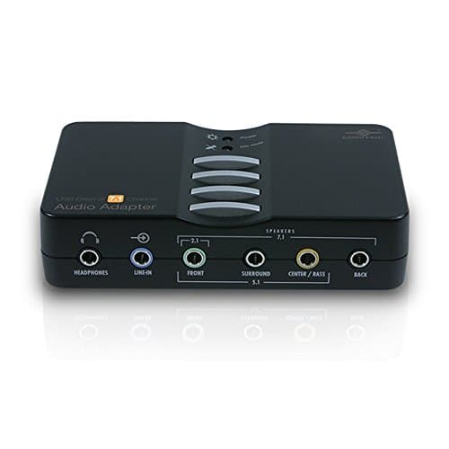 Vantec NBA-200U USB External 7.1 Channel Audio Adapter (Black)