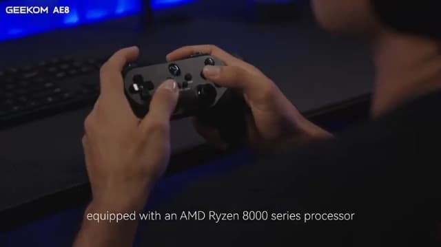 GEEKOM AE8 AI Mini PC, AMD Ryzen 9 8945HS Mini Computers(Up to 5.2GHz),32GB DDR5 RAM 1TB M.2 NVMe Gen4*4 SSD Windows 11 Pro Mini Desktop PC AMD Ryzen AI/Radeon 780M/Quad Display/8K/USB4/WIFI6E/BT5.2