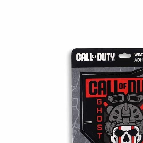 Call of Duty Modern Warfare Ghost Adhesive Vinyl Decal - Call of Duty Sticker for Car, Window or Laptop